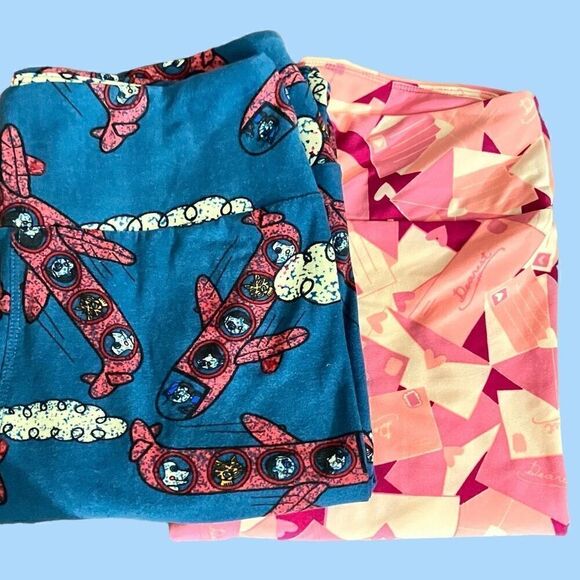LuLaRoe 2 pairs of Leggings / one size / EUC - Picture 1 of 6